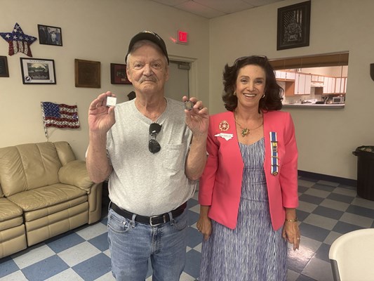 Honorary Partner ceremony for NC VVA Chapter 124 by members of the NC Edward Buncombe Chapter NSDAR.
